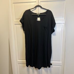NWT Loralette Short Sleeve Lightweight Dress Size Women’s 22 Color Black